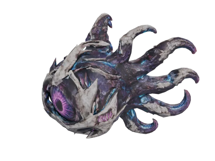 Eye of the abyss — generated mesh with materials