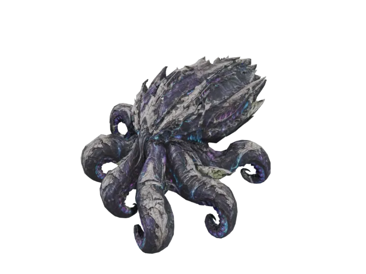 Star kraken — generated mesh with materials