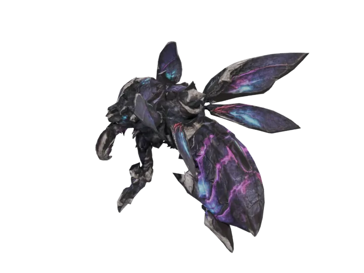 Swarm hunter — generated mesh with materials