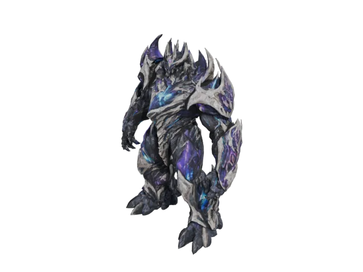 Titan colossus — generated mesh with materials