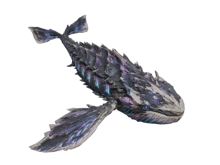 Void leviathan — generated mesh with materials