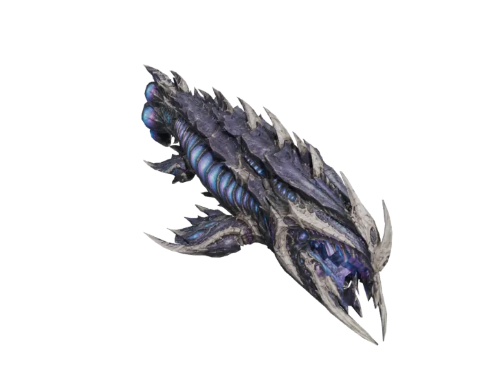 Titan bio-dreadnought — generated mesh with materials