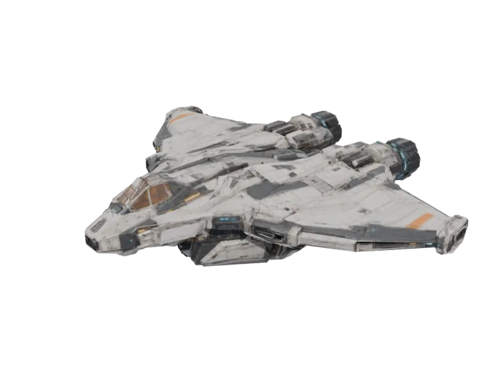 Heavy bomber — generated mesh with materials