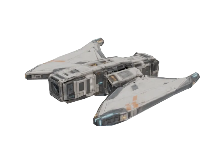 Swept-wing section — generated mesh with materials