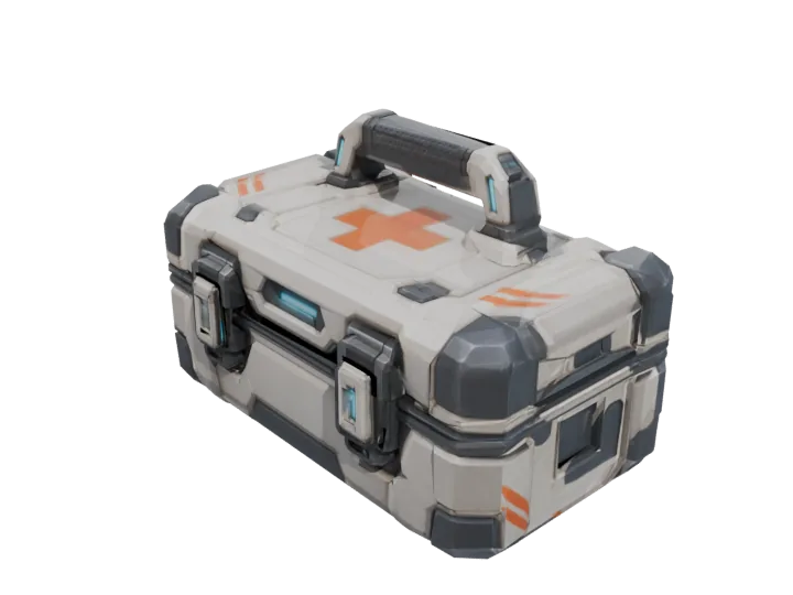 Medical kit — generated mesh with materials