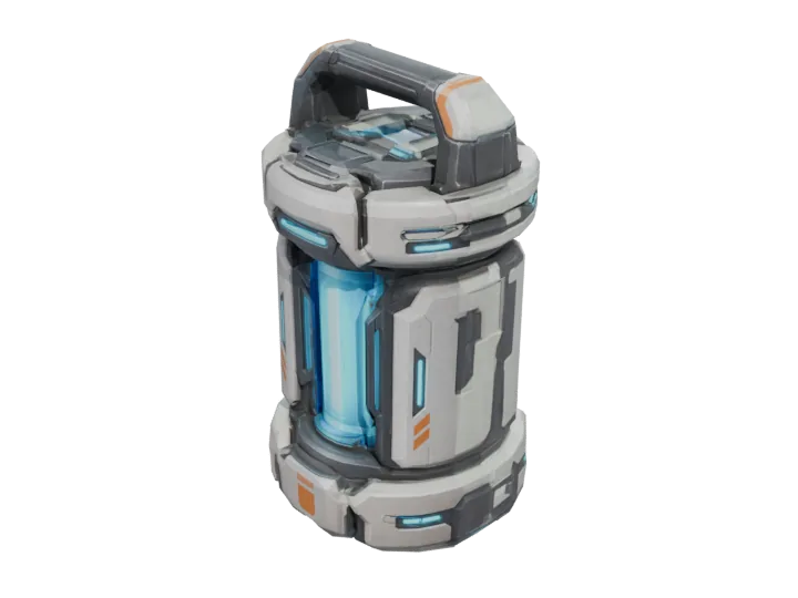Power cell — generated mesh with materials