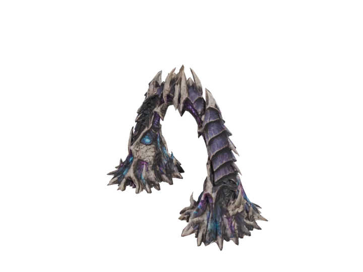 Hive gate — generated mesh with materials
