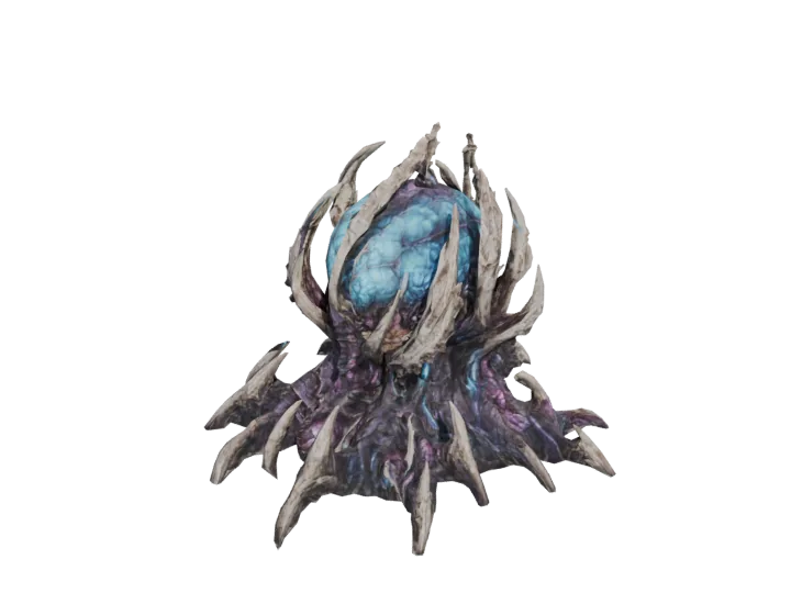 Synapse node — generated mesh with materials