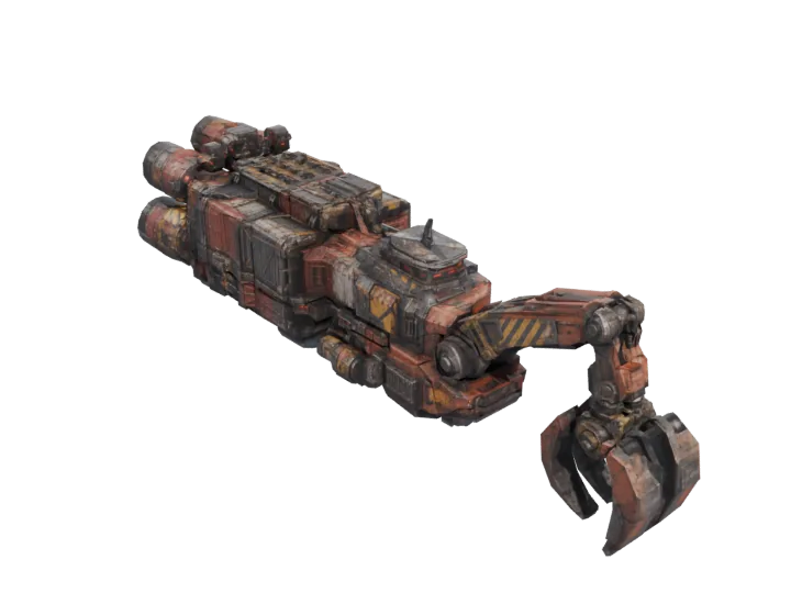 Salvage hauler — generated mesh with materials