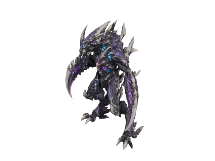 Brood warrior — generated mesh with materials