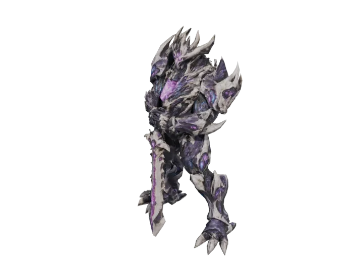 Hive lord — generated mesh with materials