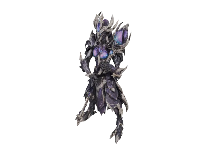 Hive priest — generated mesh with materials