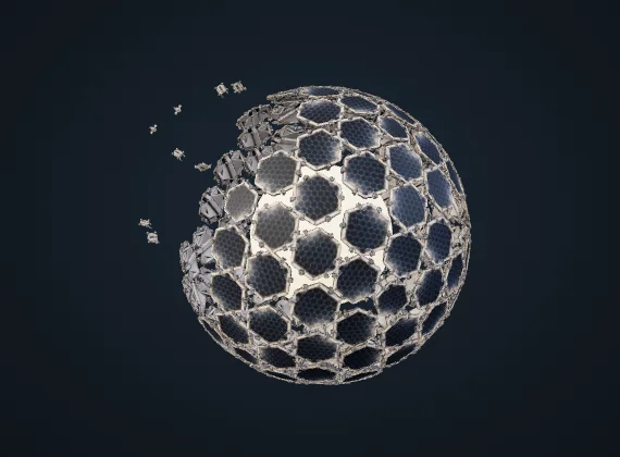 Dyson sphere under construction