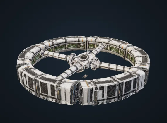 Rotating ring habitat