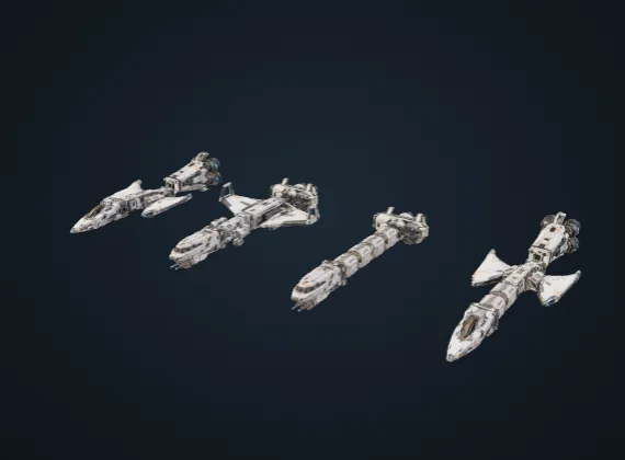 Shipwright: one kit, four ships