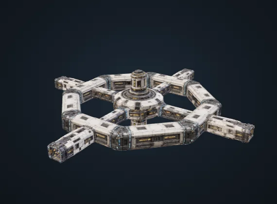 The featured space station