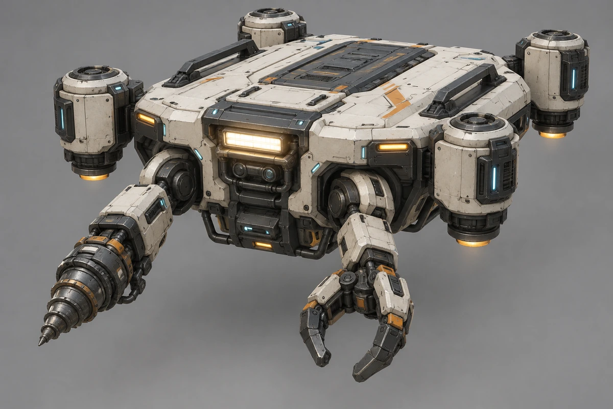 Input image for Mining drone